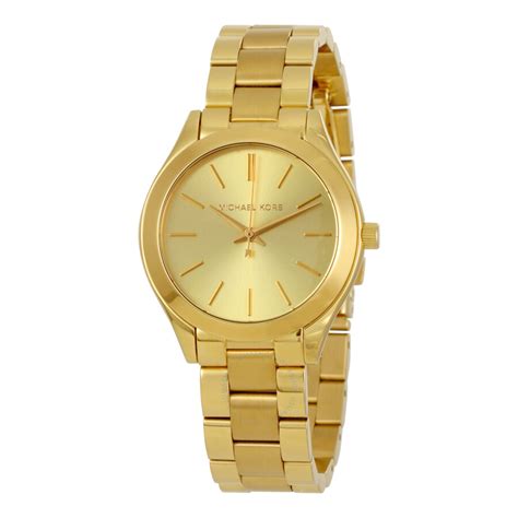 michael kors uhr gold mk-3512|Michael Kors Mini Slim Runway Ladies Watch MK3512.